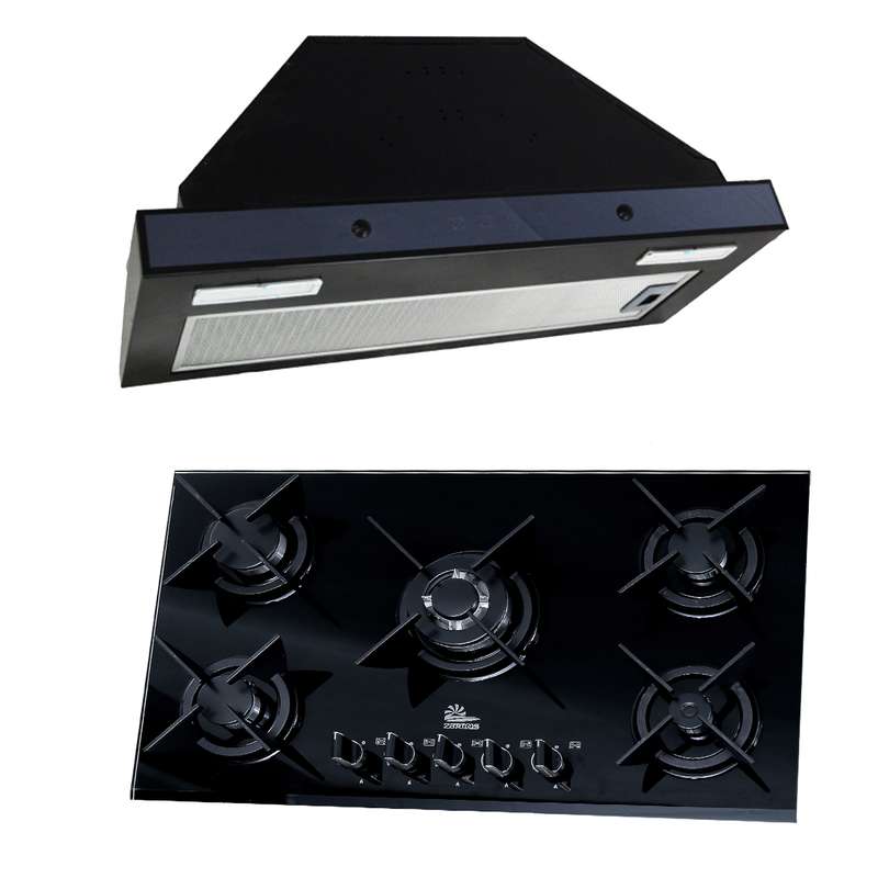 ست گاز و هود زرتوس مدل ZG755007 ست گاز و هود زرتوس مدل ZG755007