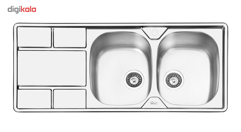 سینک ایلیا استیل مدل 2042R توکار سایز 50 × 120 سانتی متر سینک ایلیا استیل مدل 2042R توکار سایز 50 × 120 سانتی متر