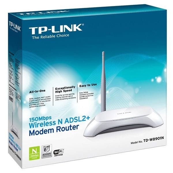 مودم روتر بی سیم ADSL2 تی پی-لینک مدل TD-W8901N