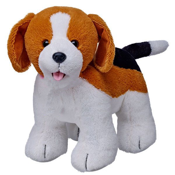 عروسک طرح سگ بیگل مدل Build a Bear Beagle Dog کد SZ11/750 طول 36 سانتی‌متر