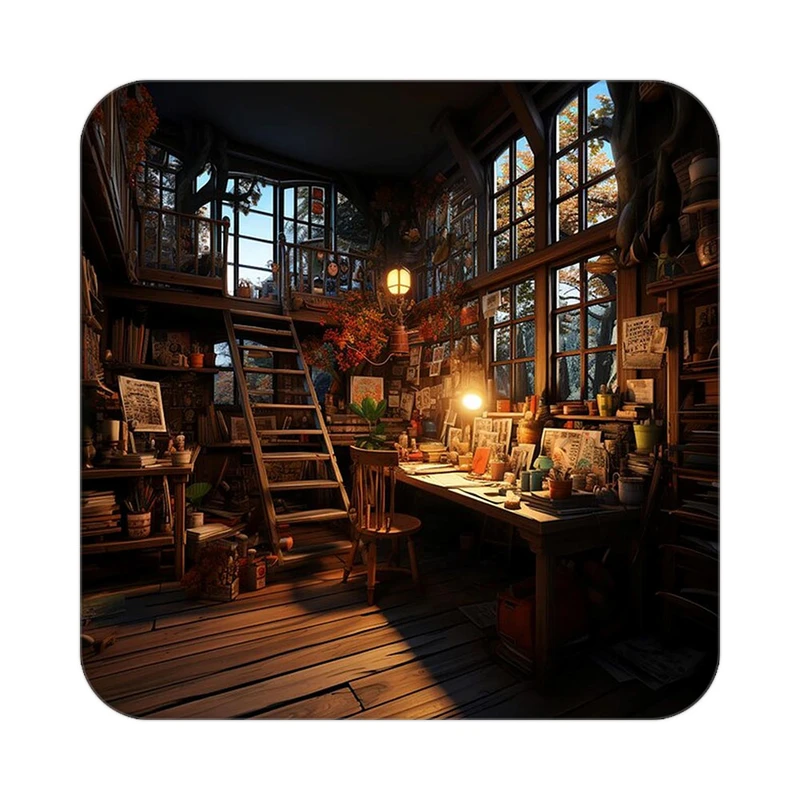 زیر لیوانی کاکتی طرح هری پاتر Harry Potter مدل mp41362