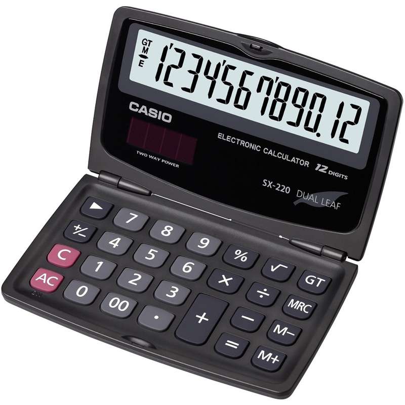 ماشین حساب کاسیو مدل SX-220 ماشین حساب کاسیو مدل SX-220