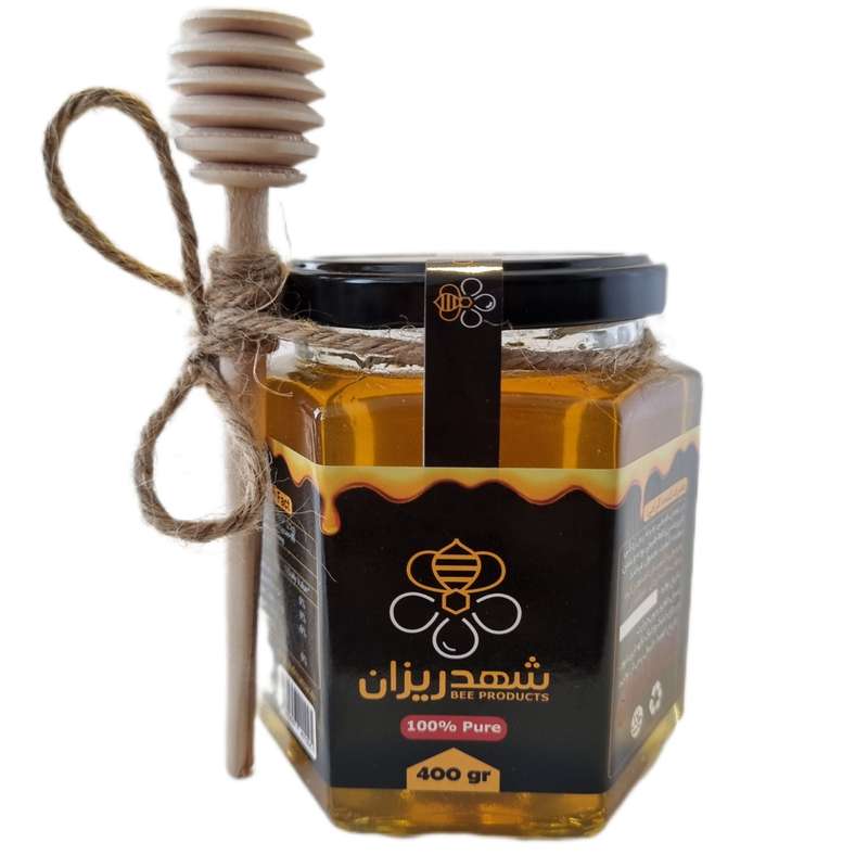 عسل طبیعی دامنه سبلان شهدریزان - 400 گرم
