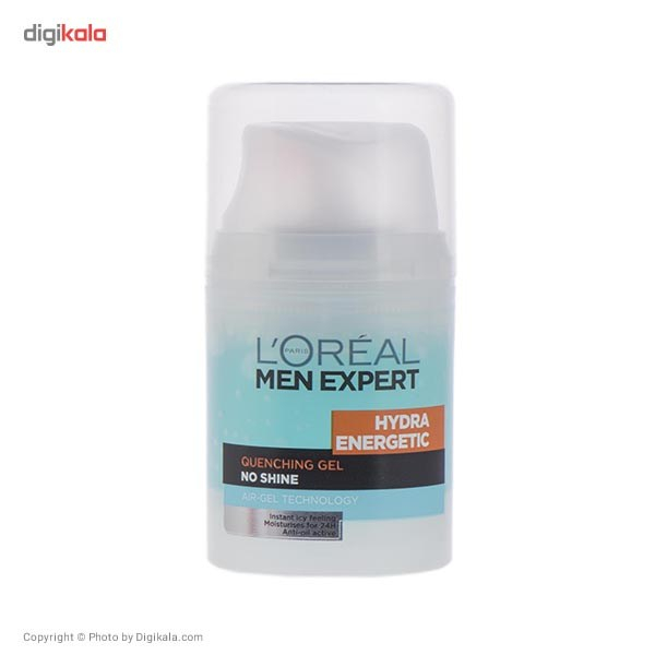 ژل آب رسان لورآل سری Men Expert مدل Hydra Energetic حجم 50 میلی لیتر