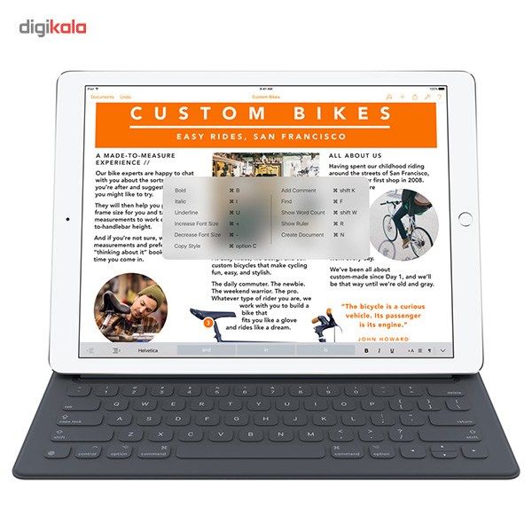 تبلت اپل مدل iPad Pro 12.9 inch 4G به همراه قلم و کیبورد ظرفیت 128 گیگابایت main 1 7