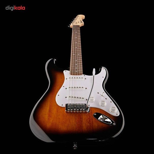 گیتار الکتریک فندر مدل Squier Bullet Strat with Tremolo Brown Sunburst