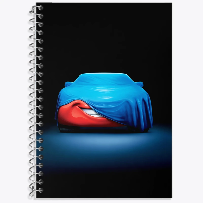 دفتر لغت 50 برگ خندالو طرح مک‌کوئین (Lightning McQueen) کد F6814