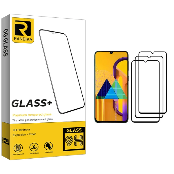 محافظ صفحه نمایش راندیکا مدل GLD مناسب برای گوشی موبایل سامسونگ Galaxy M30s بسته سه عددی