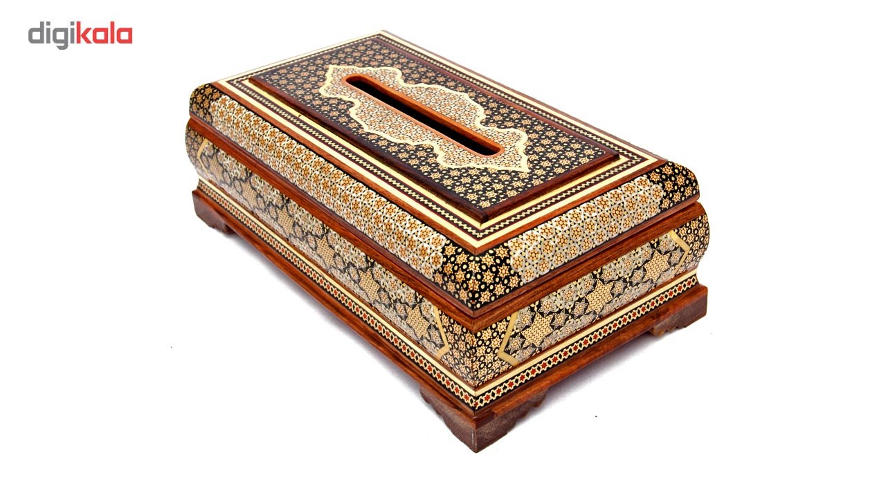 Inlay handicraft tissue box and Cutlery box, code Mkh112