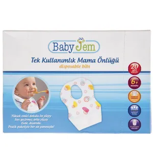 پیشبند بیبی جم مدل Disposable بسته 20 عددی