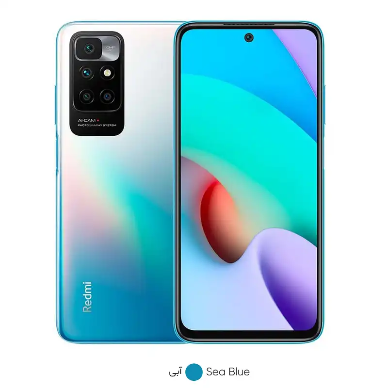 گوشی موبایل شیائومی مدل Redmi 10 دو سیم‌ کارت ظرفیت 128 گیگابایت و رم 4 گیگابایت - گلوبال