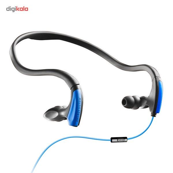 هدفون تو گوشی انرژی سیستم مدل Running Two Neon Blue Mic خرید و بررسی کنید