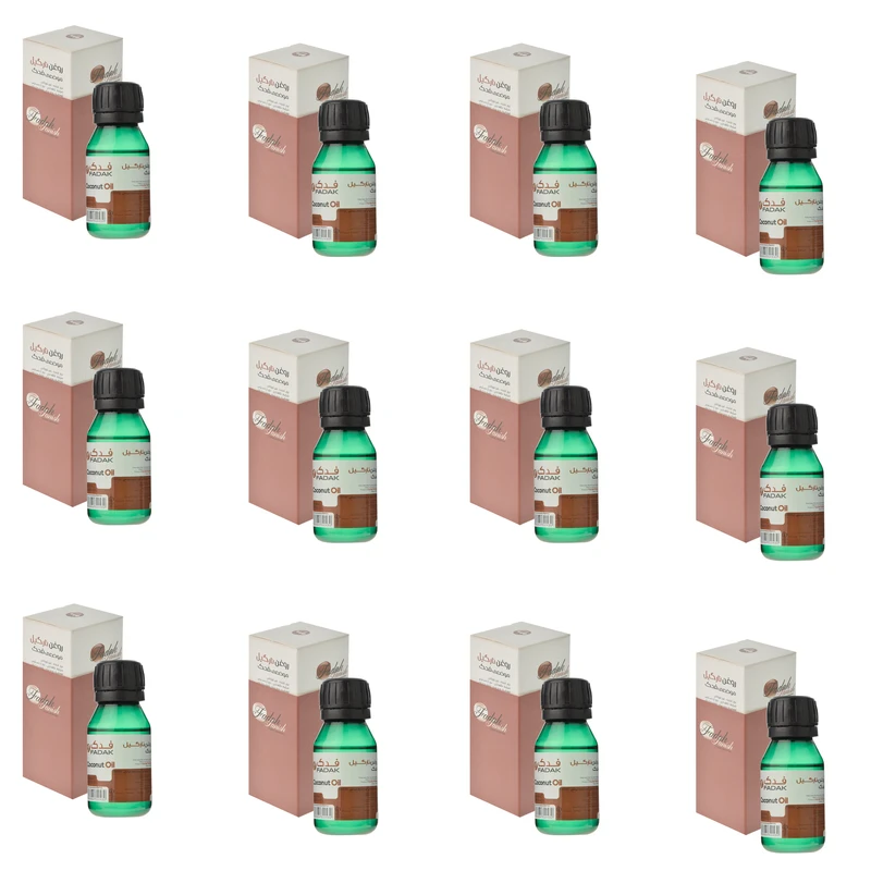 روغن نارگیل فدک تانیش مدل CoCO مناسب برای انواع پوست حجم 50 میلی لیتر بسته 12 عددی