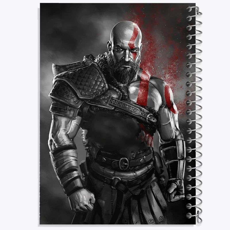 دفتر نقاشی 50 برگ خندالو مدل خدای جنگ God Of War کد 4854