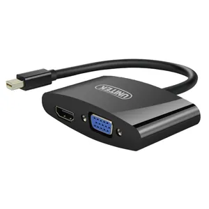 مبدل miniDisplayPort به HDMI/VGA یونیتک مدل Y-6328BK