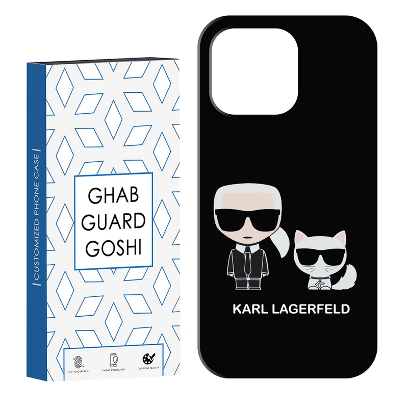 کاور قاب گارد گوشی طرح karl کد Dimo-042 مناسب برای گوشی موبایل اپل  IPHONE 14 PRO   