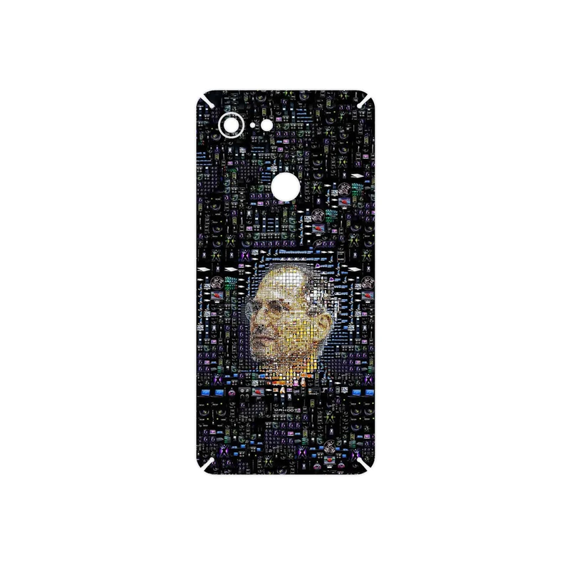 برچسب پوششی ماهوت مدل Collage of Steve Jobs 2 مناسب برای گوشی موبایل گوگل Pixel 3