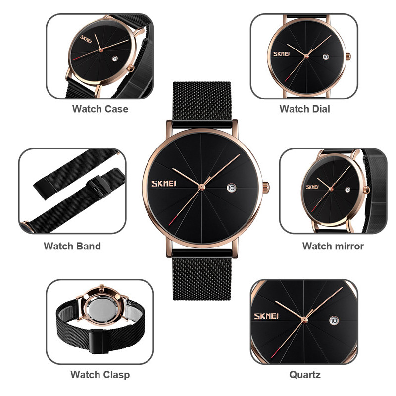 ساعت مچی عقربه ای اسکمی مدل 9183M-NP