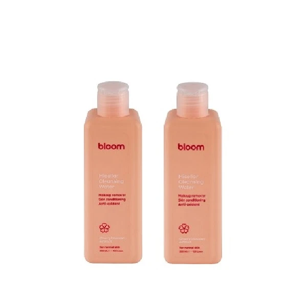 میسلار واتر صورت بلوم مدل شکوفه های گیلاس مناسب برای پوست معمولی حجم 250 میلی لیتر بسته 2 عددی