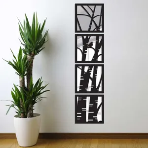 آینه دکو وسنا مدل V1015 چهار تکه