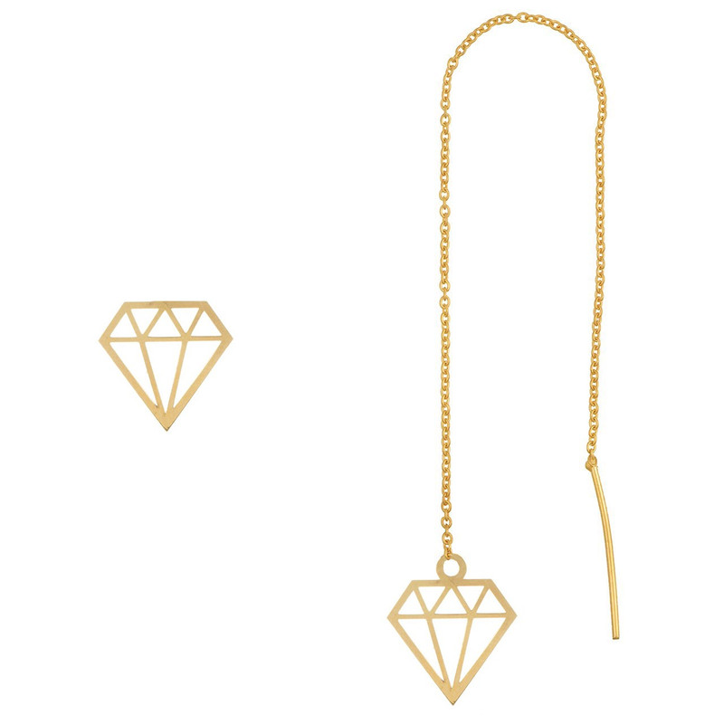 گوشواره طلا 18 عیار شانا مدل E-SG33