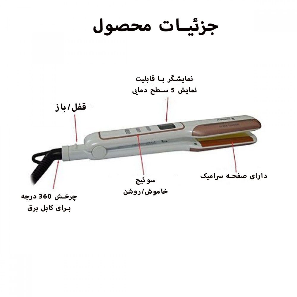 اتو مو شینون مدل SH-8009LCD -  - 3