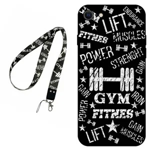 Megafone Gym 0010 Cover For Apple iPhone SE 2020 / SE 2022 Mobile Neckband
