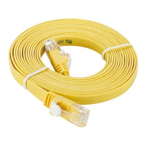 کابل شبکه 3 متری CAT6 زرد رنگ دی-لینک مدل NCB-C6UYELF1-3