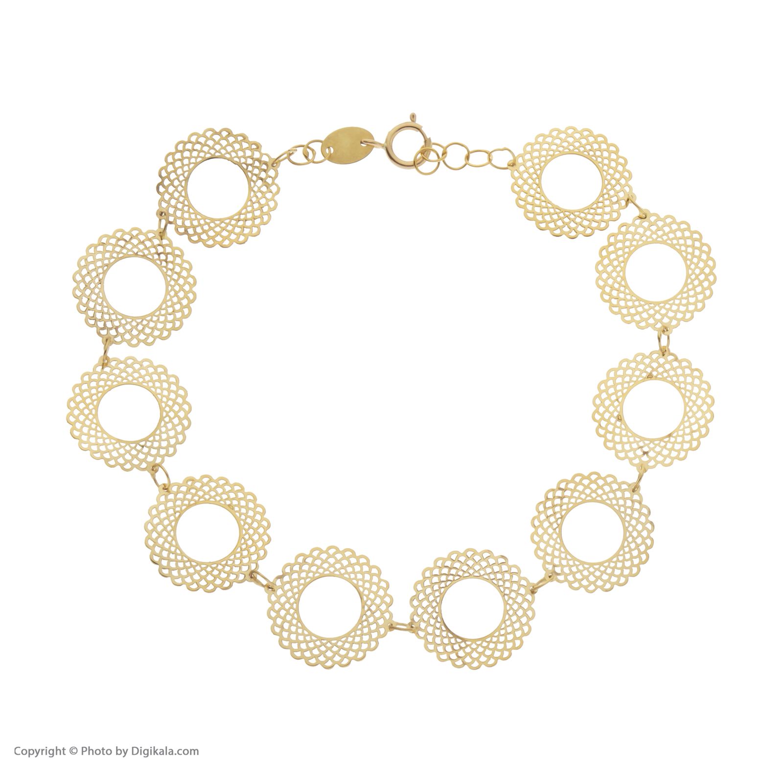دستبند طلا 18 عیار زنانه کانیار گالری مدل DG2 -  - 2