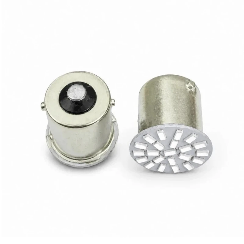 لامپ ال ای دی خودرو سام مدل فندقی 22smd کد B پایه تک کنتاکت مجموعه دو عددی
