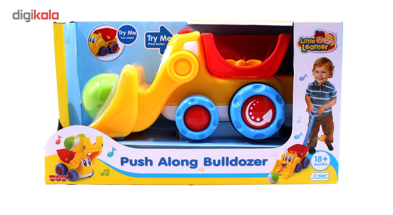 واکر هپی کیدمدل Push Along Bulldozer 4284