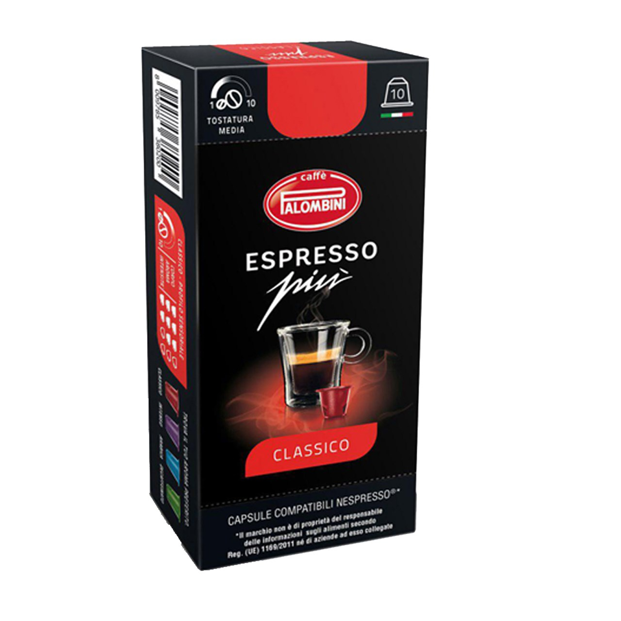 کپسول قهوه اسپرسو پالومبینی مدل Classic بسته 10 عددی