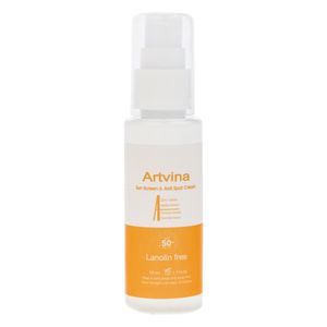 کرم ضد آفتاب رنگی آرت وینا SPF 50 مدل Highly Effective ‌محافظ UVA ،UVB و PA+++، ضد حساسیت، ضد چروک و ضد پیری، مناسب انواع پوست‌ حجم 50 میلی‌لیتر