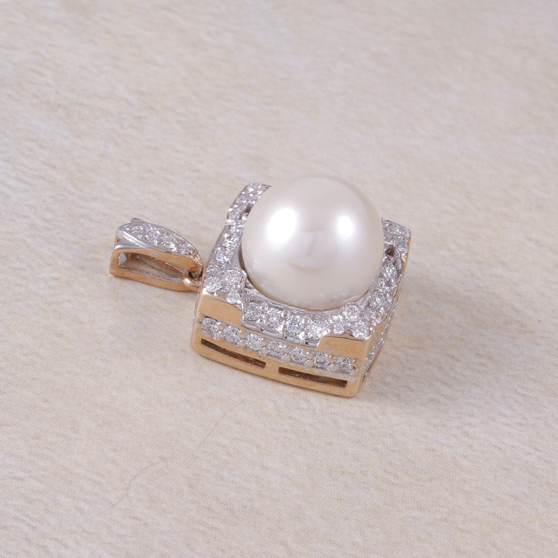 آویز گردنبند طلا 18 عیار زنانه جواهری گاندی مدل 30245