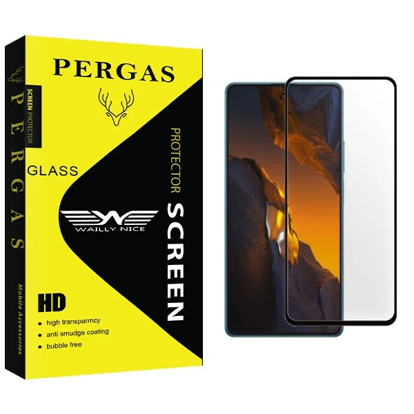 محافظ صفحه نمایش شیشه ای وایلی نایس مدل Pergas مناسب برای گوشی موبایل شیائومی Poco F5