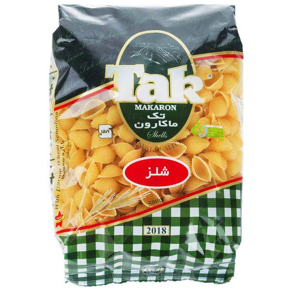 ماکارونی شلز تک ماکارون مقدار 500 گرمی ماکارونی شلز تک ماکارون مقدار 500 گرمی