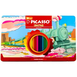 Picasso Superb Writer Locomotive Design 36 Color Pencils