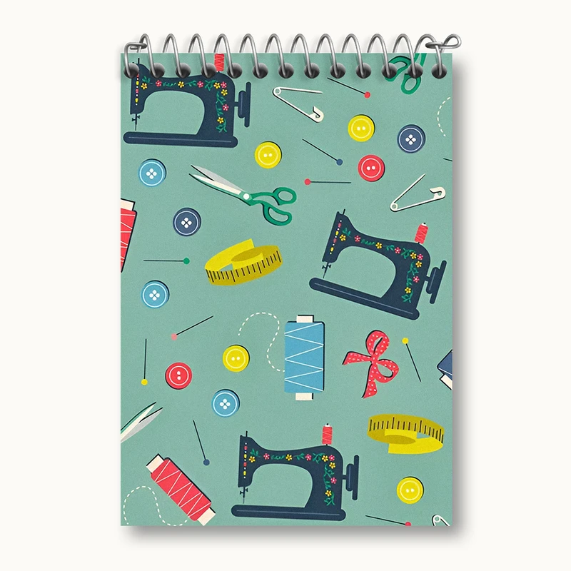 دفتر یادداشت 50 برگ خندالو طرح خیاطی کد N2028