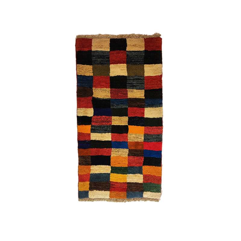 گبه دستبافت یک و نیم متری کد NkpGzV111