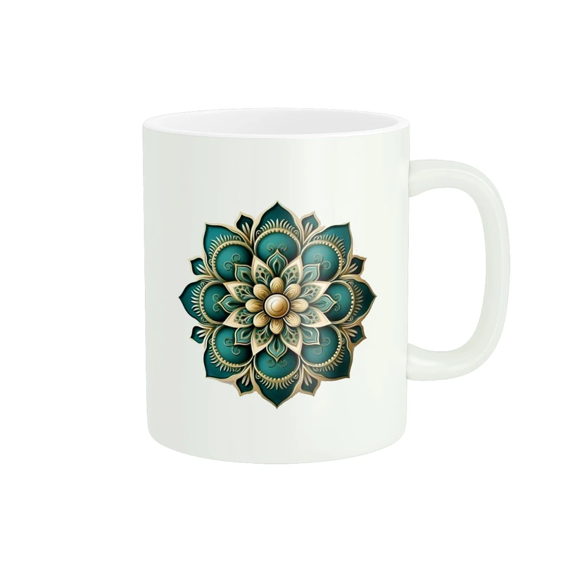 ماگ پاد آفرین طرح گل کد 795