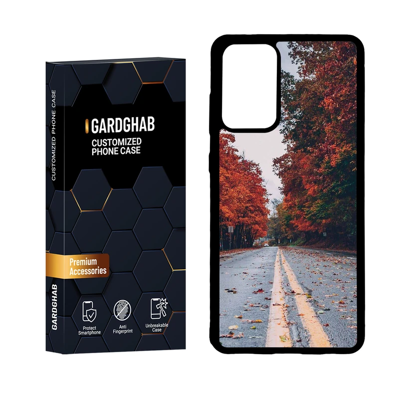 کاور گارد قاب مدل پشت گلس منظره و طبیعت مناسب برای گوشی موبایل سامسونگ Galaxy A72