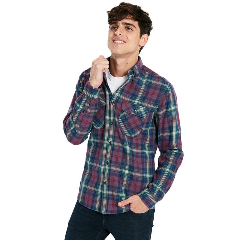 پیراهن آستین بلند مردانه ال سی وایکیکی مدل LP7-Ekoseli