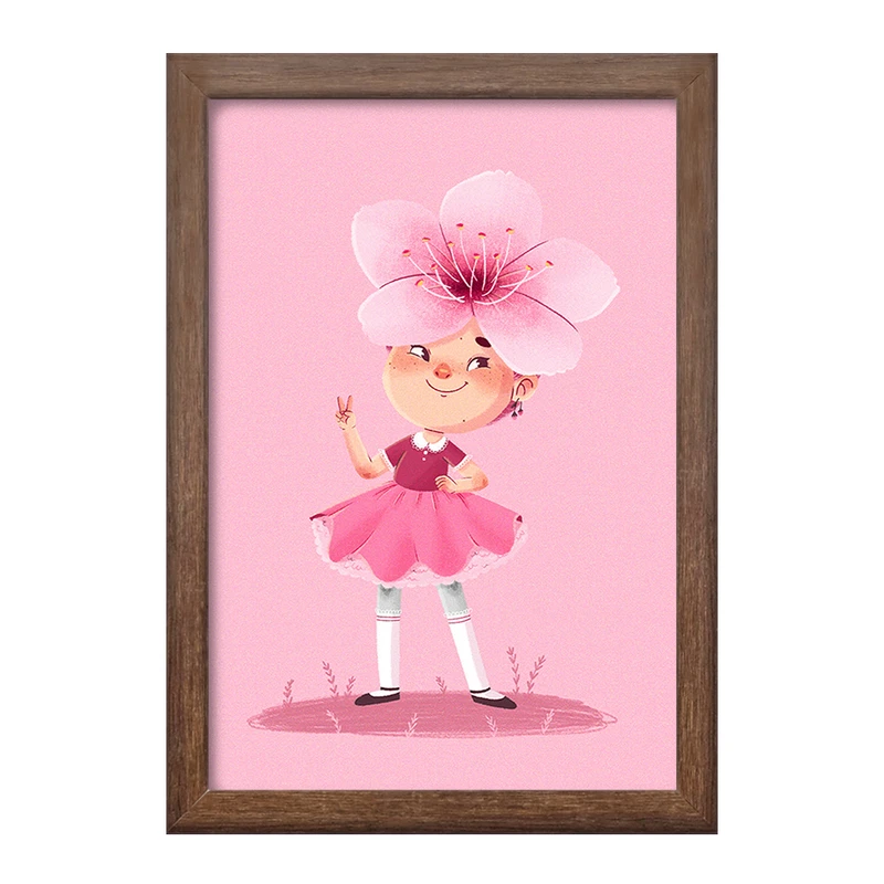 تابلو خندالو طرح دخترانه فانتزی کد 25720