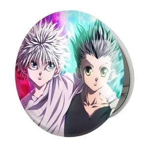 آینه جیبی خندالو طرح گون و کیلوا انیمه هانتر ایکس هانتر Hunter × Hunter مدل تاشو کد 11968 