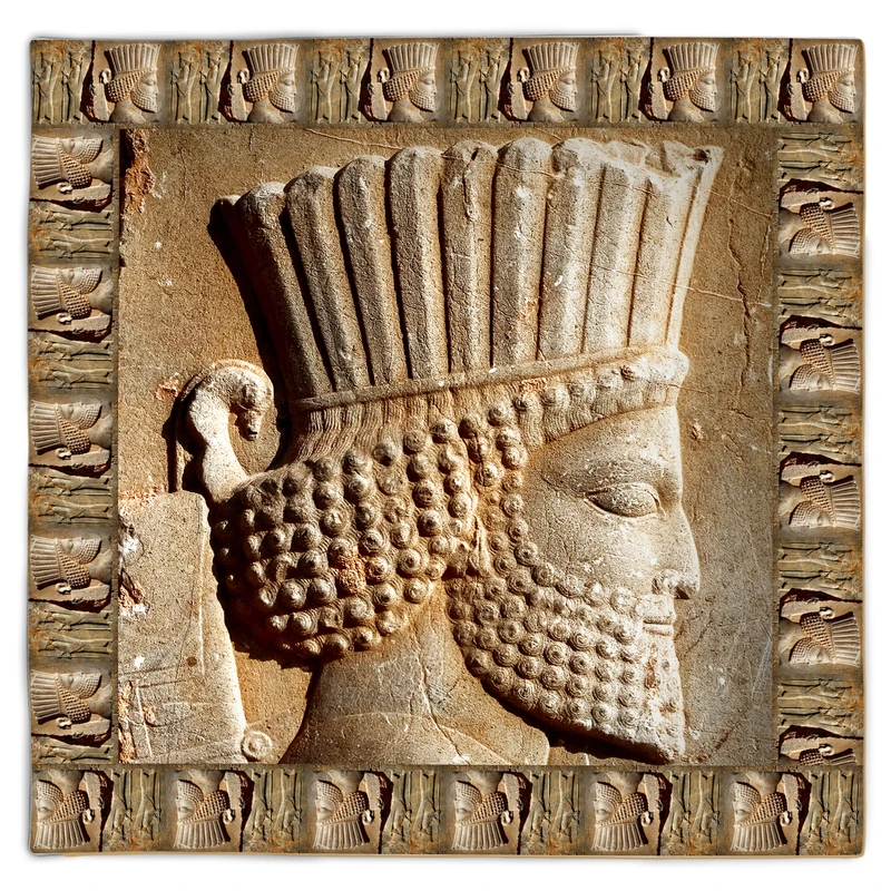 رومیزی طرح هخامنش کد 140084