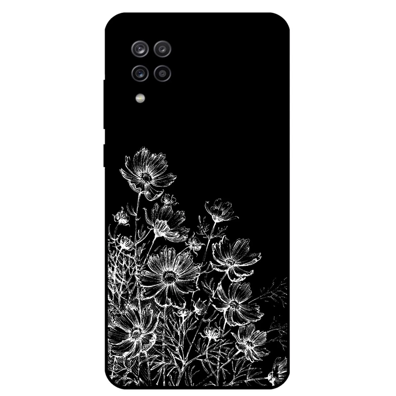 کاور مگافون طرح گل مدل 7274 مناسب برای گوشی موبایل سامسونگ Galaxy M12 / F12     