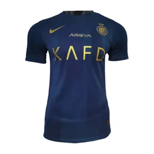 تی شرت آستین کوتاه ورزشی مردانه مدل النصر عربستان Away 2024