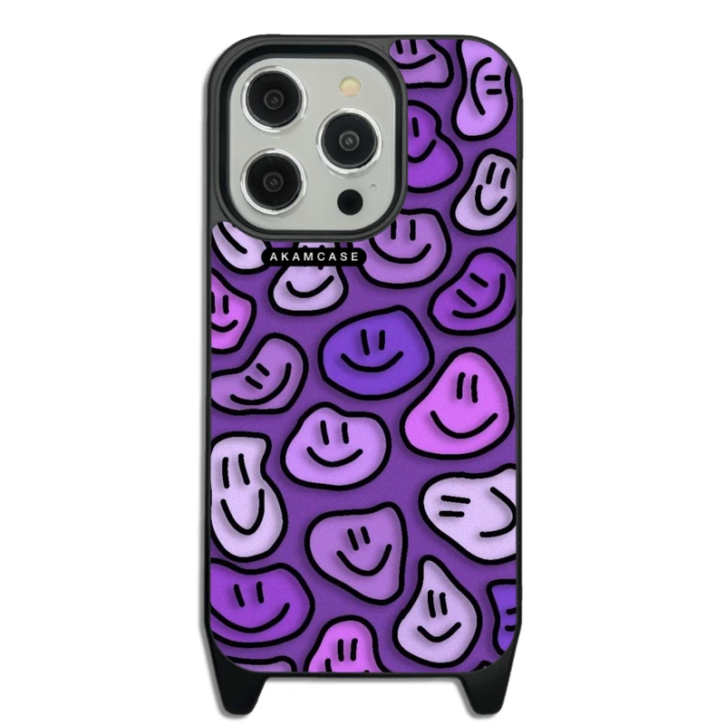 کاور آکام مدل AMCWLA14PRO-HAPPY FACE12 مناسب برای گوشی موبایل اپل iPhone 14 Pro
