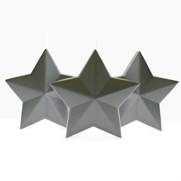 شمع دست ساز مدل اکلیلی رم مجموعه 3 عددی