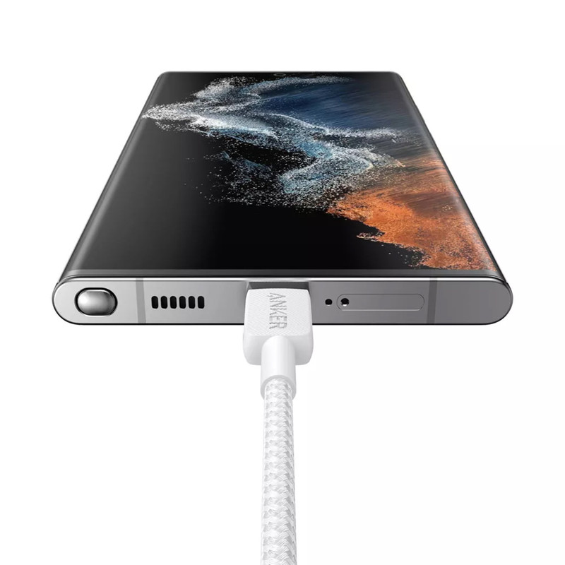 خرید و قیمت کابل تبدیل USB به USB-C انکر مدل 322/A81H5 طول 0.9 متر